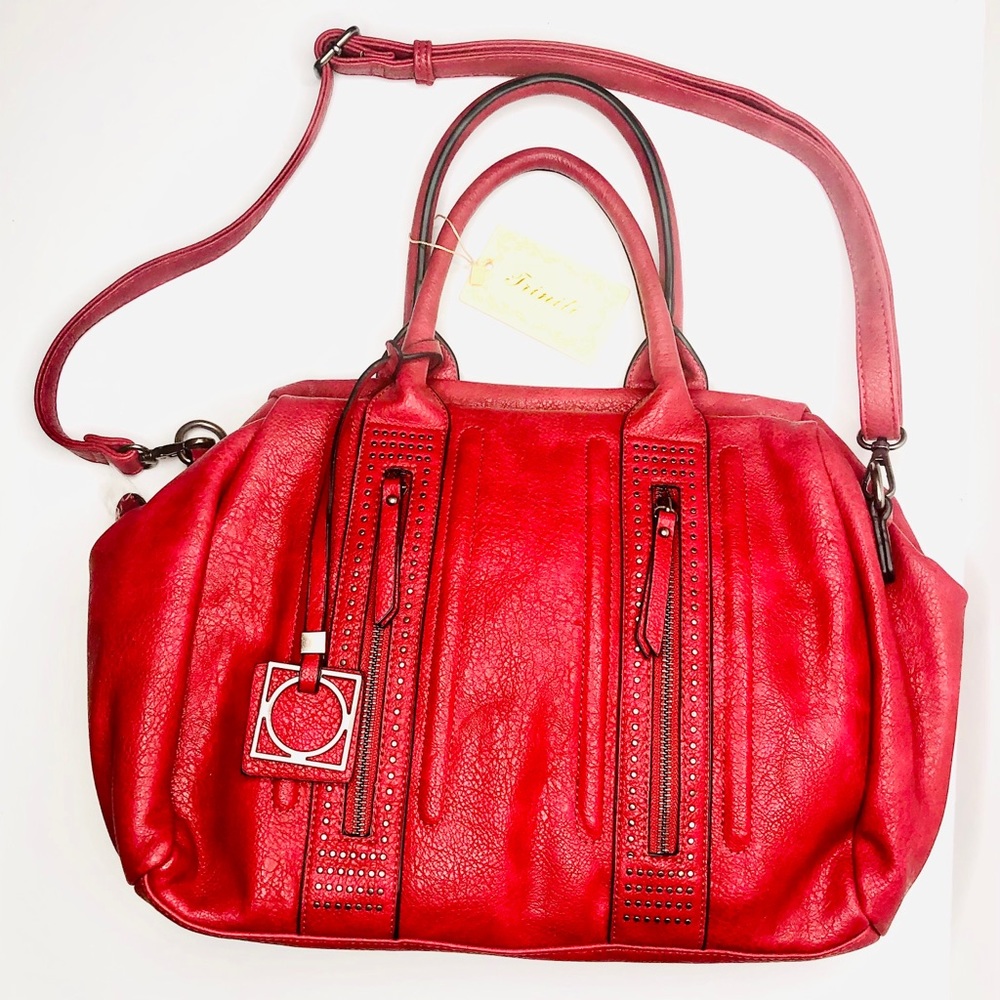 Triniti By Portola Collection Shoulder Bag Red